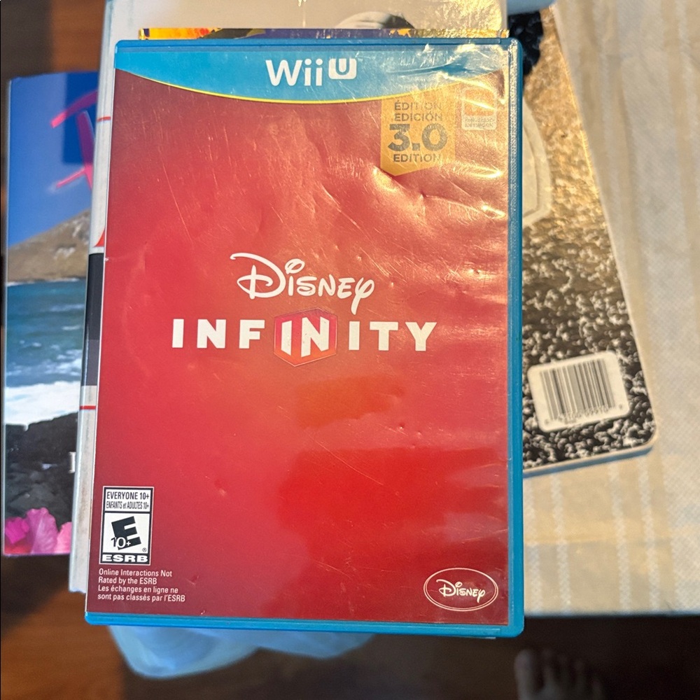 Disney Infinity 3.0 Nintendo Wii U Red Instruction Booklet and Blue Cover. 🎮